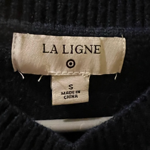 NEVER WORN La Ligne x Target Blue and Red Striped Crewneck sweater Size Small - Picture 5 of 6